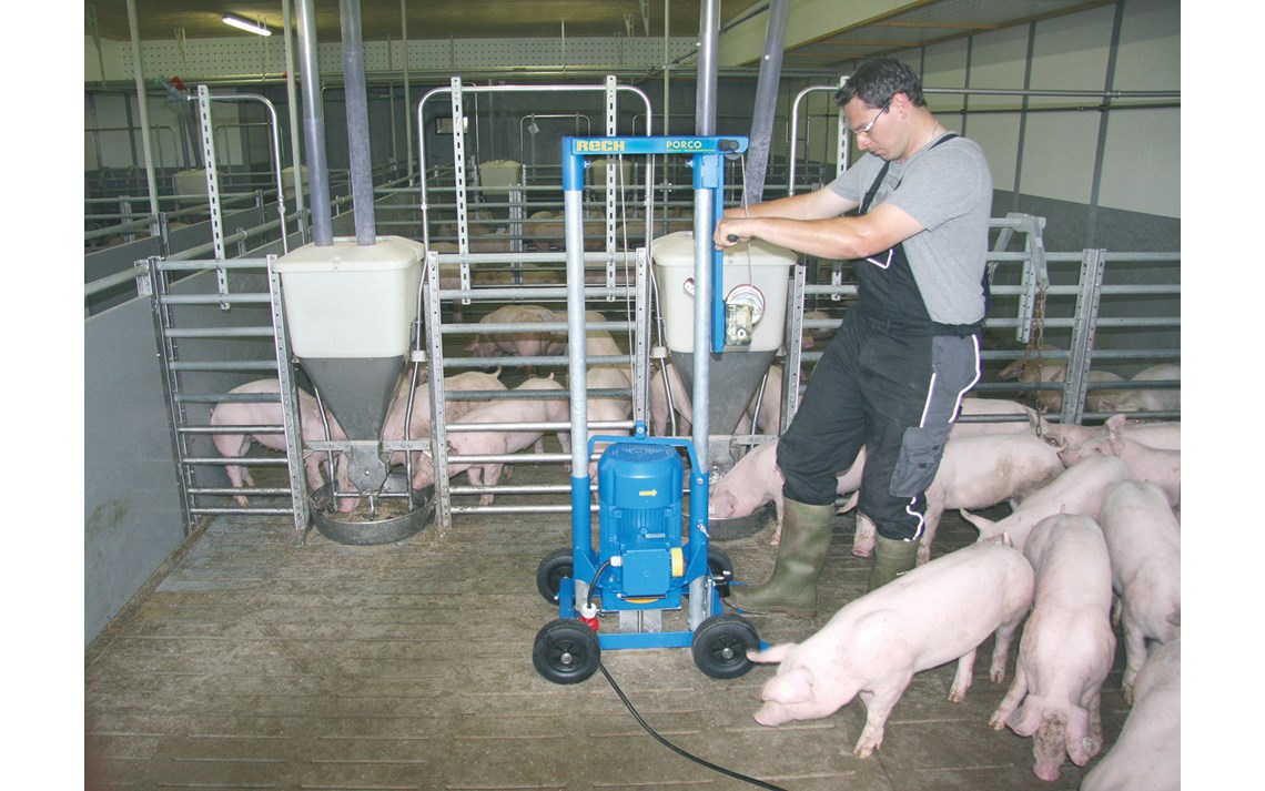 Porco kanalomrører med nedsenket propell.