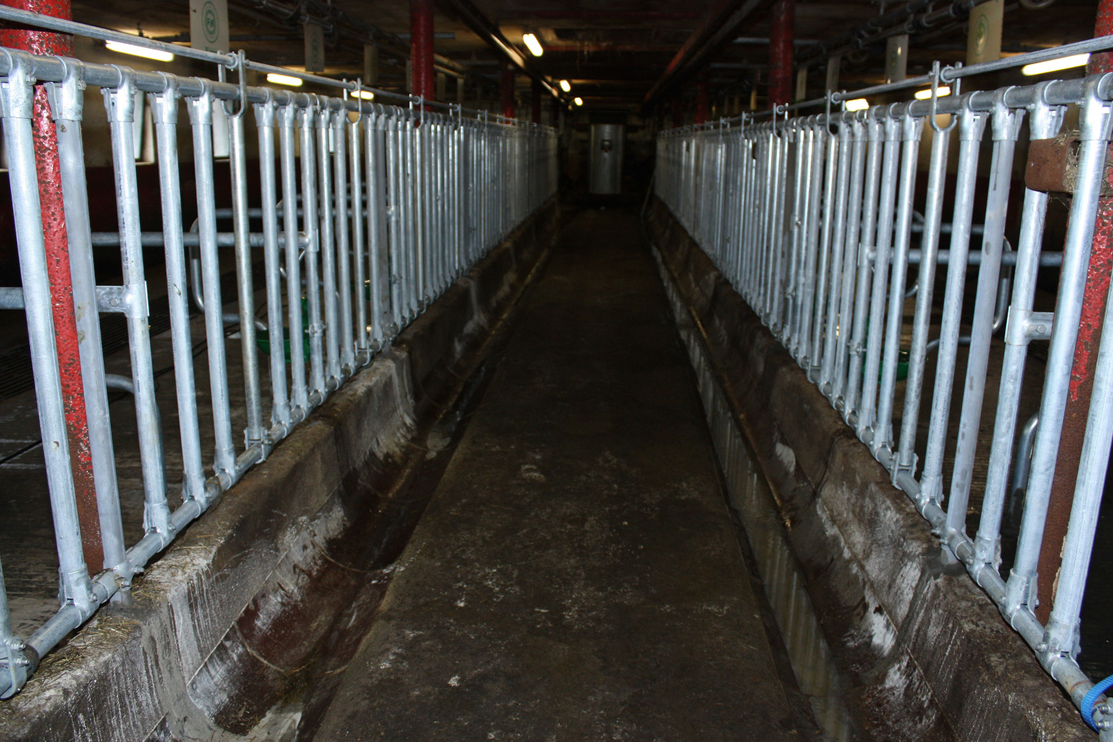 Forbrett med System langbåsfront