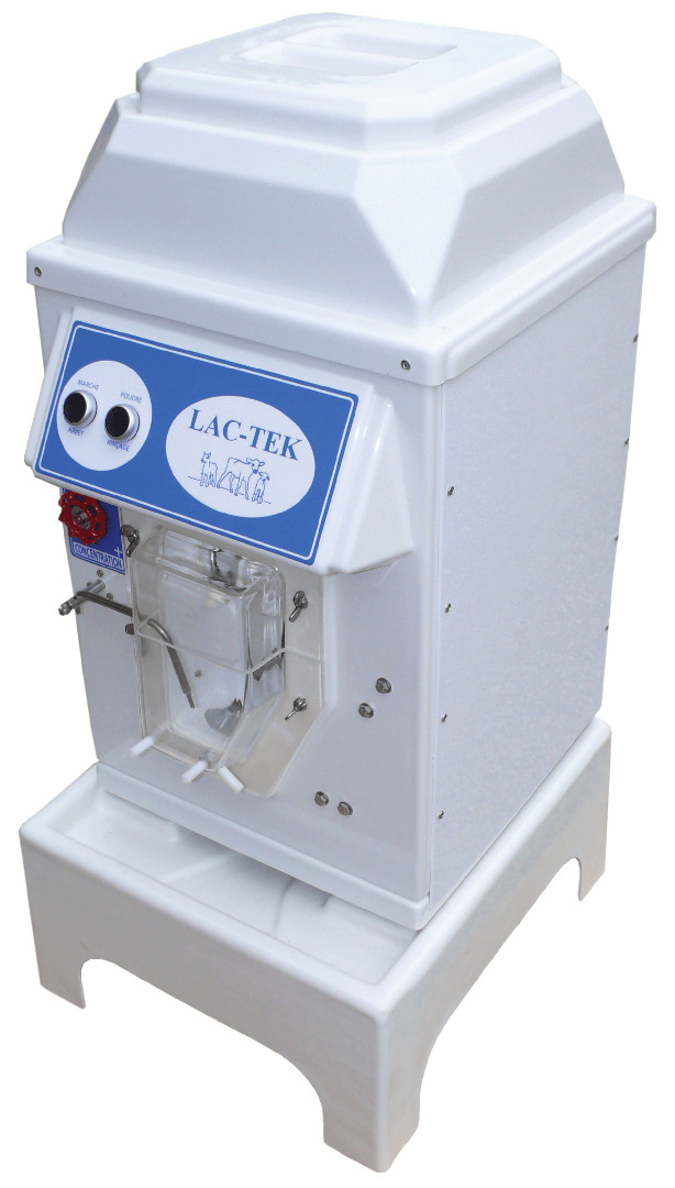 Lac-Tek med understell som tilleggsutstyr.