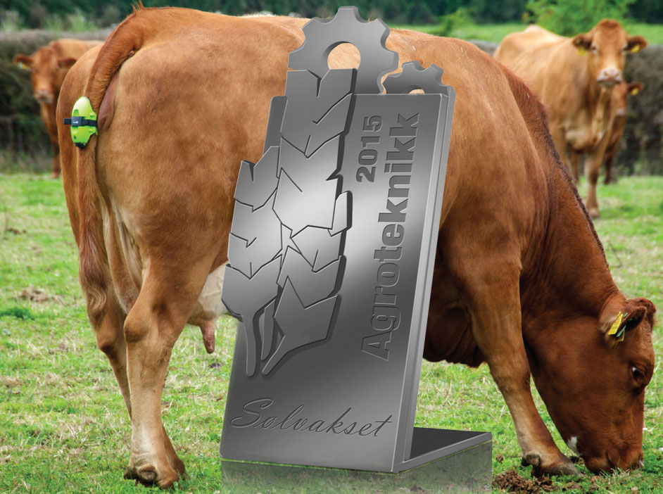 Moocall kalvingsvarsler er tildelt Sølvakset av Agroteknikk 2015