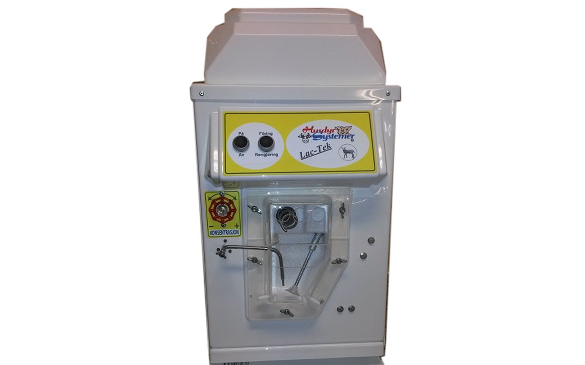 Lac-Tek leveres med spenebrett som har 3 smokker.