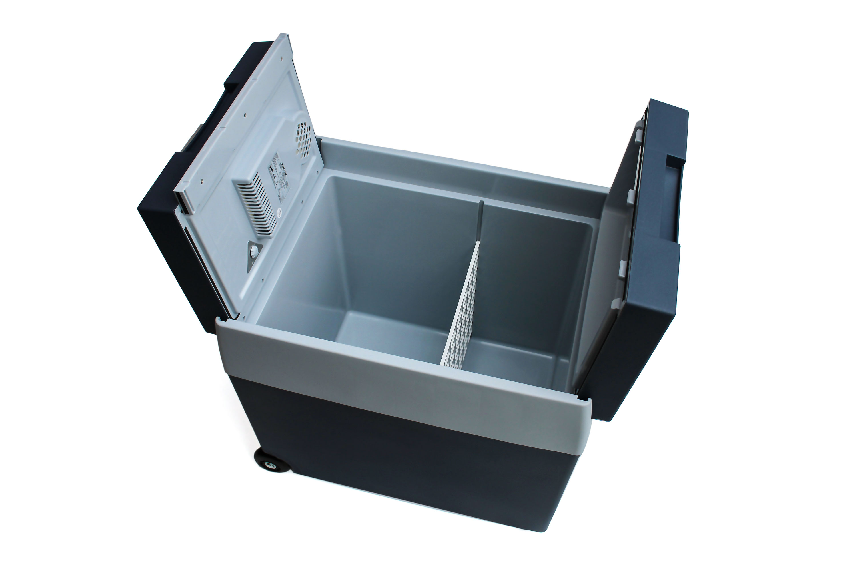Klimaboks 48 liter med åpent lokk.
