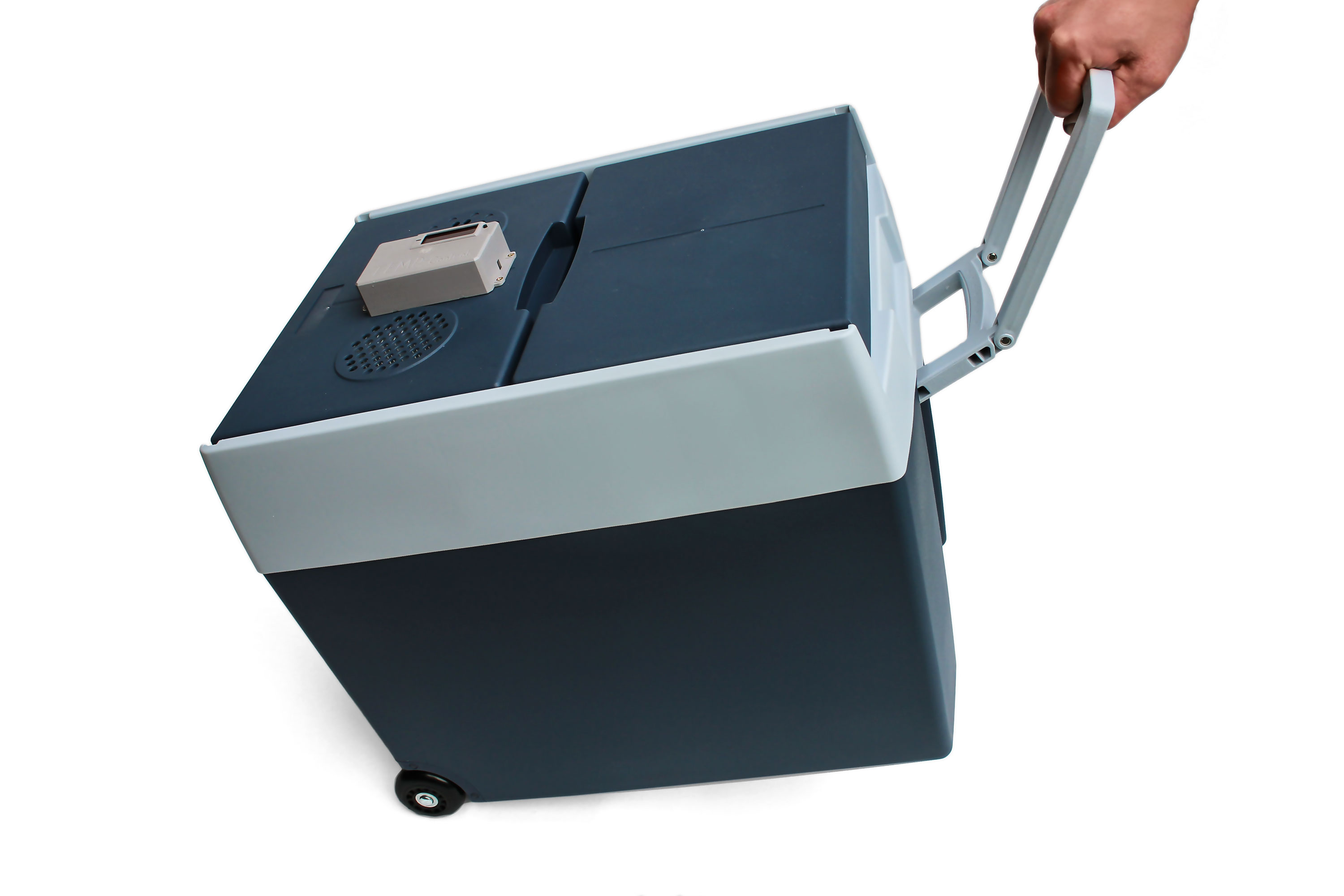 Klimaboks 48 liter med trillehåndtak.