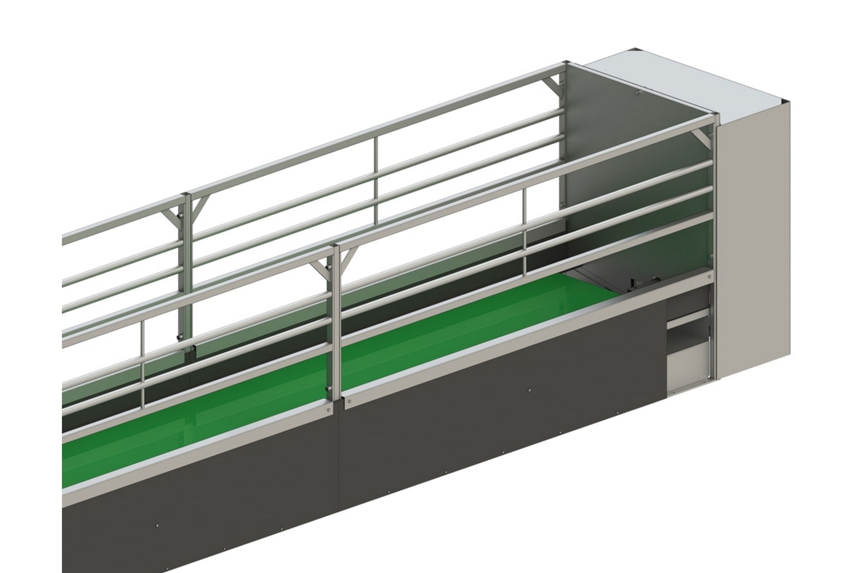 Tegning av Venos rullende fôrbrett