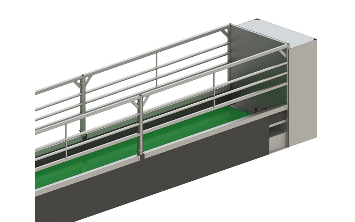Tegning av Venos rullende fôrbrett