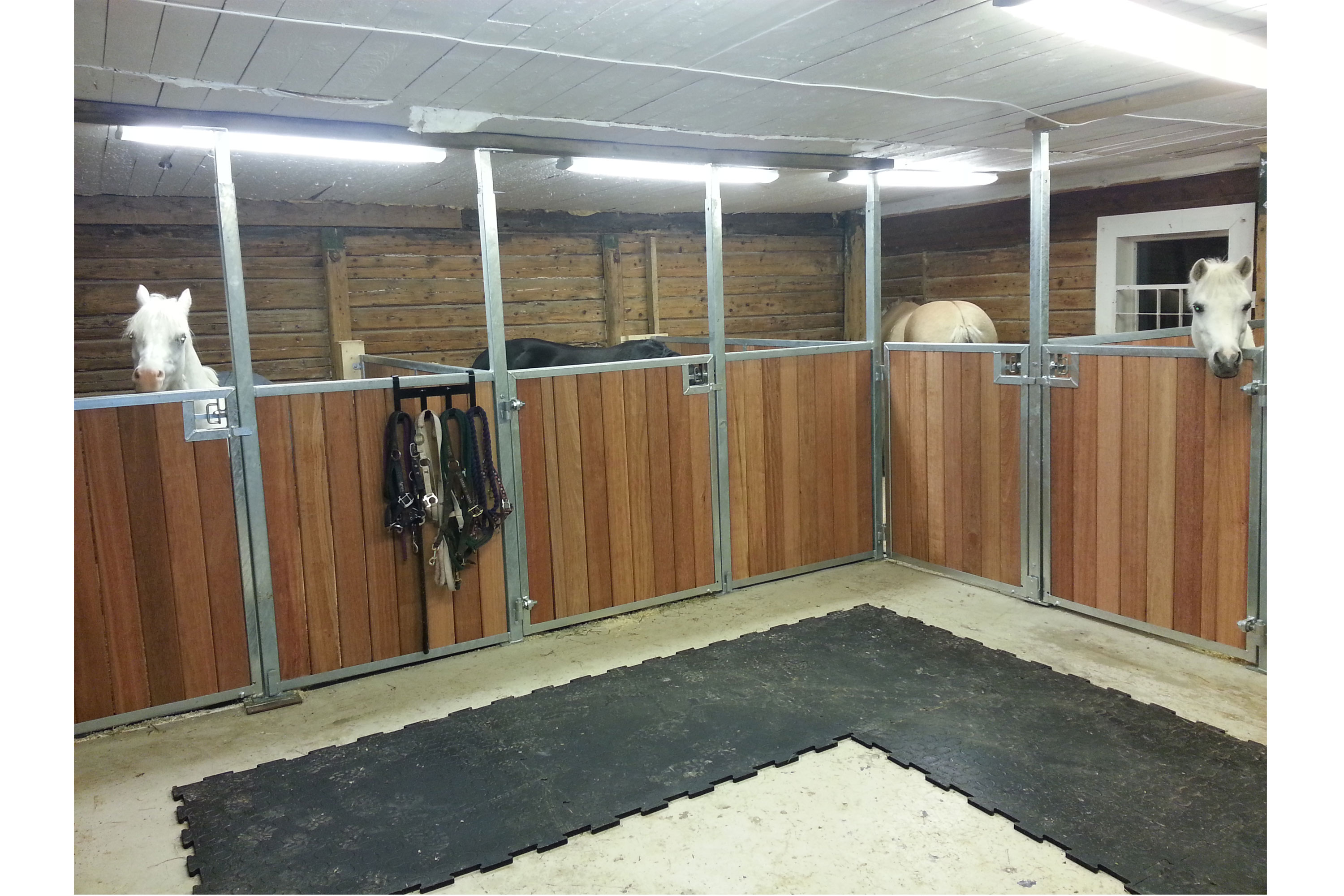 Ponnibokser gir en svært åpen stalløsning.